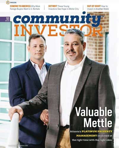 Platinum Property Management Featured in Community Investor Magazine